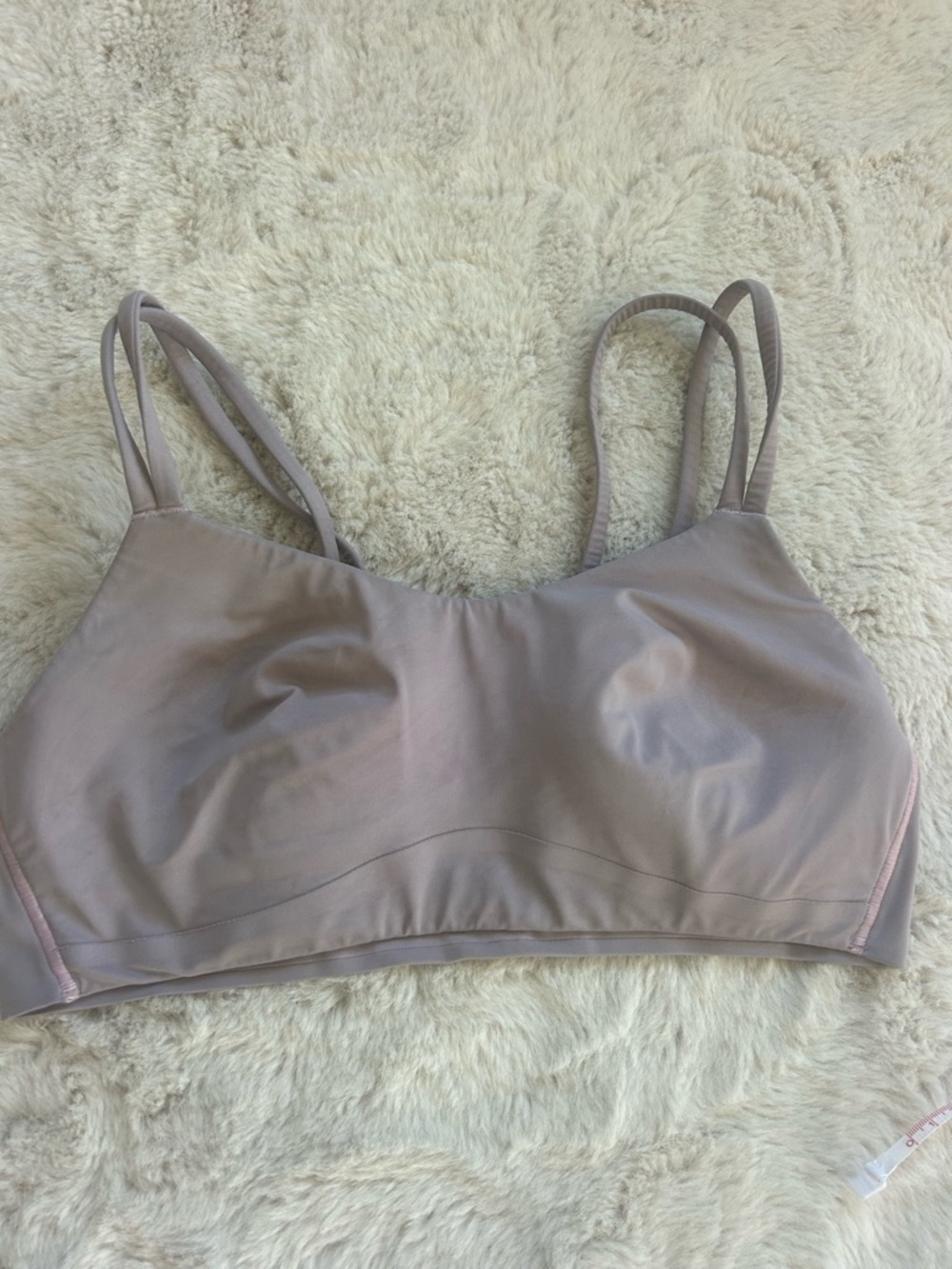 lululemon athletica Double-Strap Bralette - purple/taupe color
